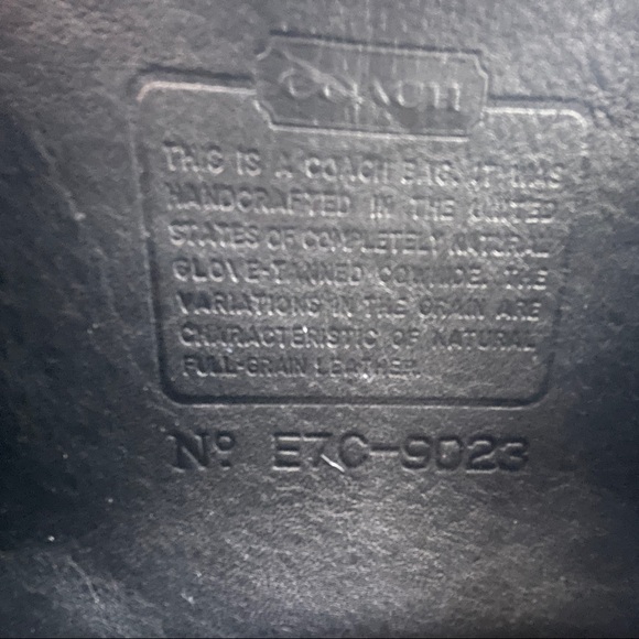 COACH VINTAGE Black MINI WINNIE CROSSBODY SATCHEL BAG 9023 - Picture 13 of 13